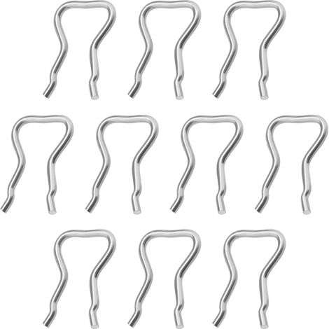 10pcs Clips de Tuyau Fuite de Retour d'injecteur à Rampe Commune F00VC22003 F00RJ00322 Clips de Retenue en Acier pour Injecteur de Carburant de Remplacement (1/5)