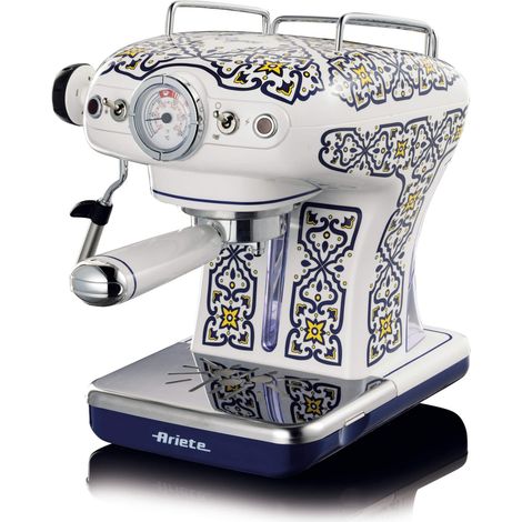 Cafetera Ariete 1389 Capri, 850 W, capacidad del depósito de 0,9 l, filtro de ½ taza, bandeja de goteo, capuchino (1/4)