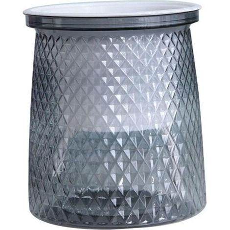Pot de fleurs hydroponique de bureau en plastique, pot de fleurs paresseux à absorption d'eau automatique, arrangement floral créatif de luxe léger (1/5)