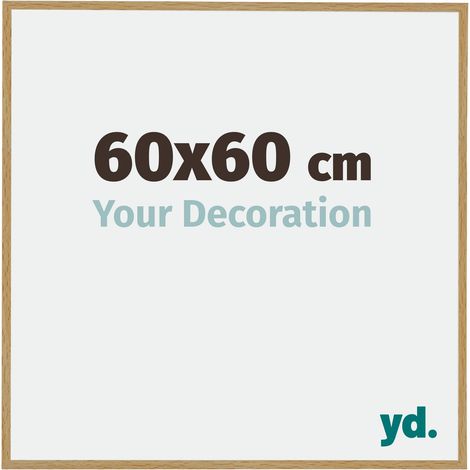 yd. - Cadre photo 60x60 - Hetre Clair - Plastique - Evry