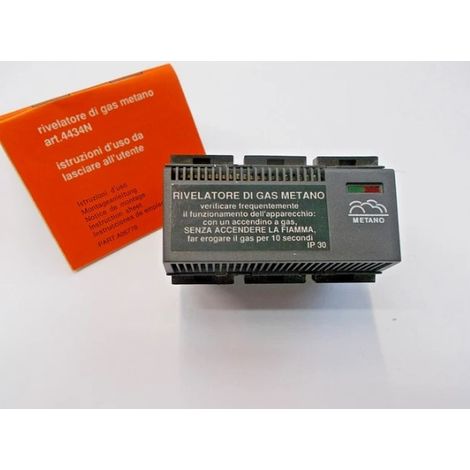 Rilevatore Gas Metano Antracite ( Bticino Cod. 4434N )