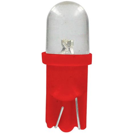 12V Colour-Led, lampada 1 Led - (T10) - W2,1x9,5d - 2 pz - D/Blister - Arancio (1/4)