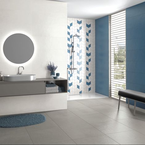 Faïence - LIV´IN - CLOUD WHITE - MAT - 18x10x0,85cm