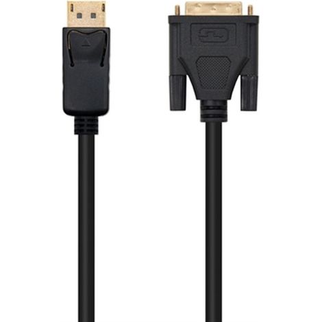 Câble de conversion Displayport vers dvi, dp/m - dvi/m, noir, 2,0 m nanocable (1/3)