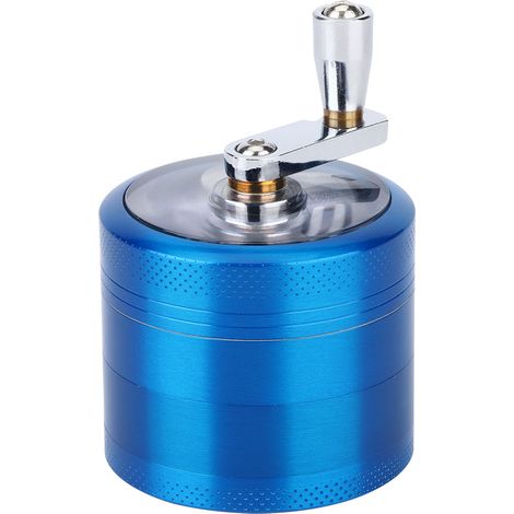 Broyeur à herbes et tabac manuel en alliage de zinc de 55 mm, accessoire pour fumeurs (1/5)