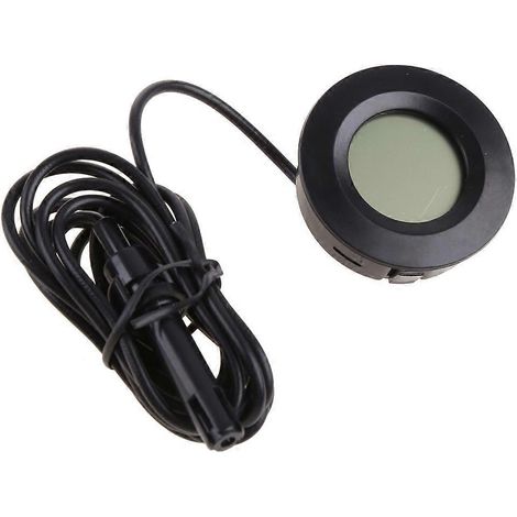 Mini thermomètre avec écran LCD et capteur de température pour serre, jardin et réfrigérateur. (1/5)