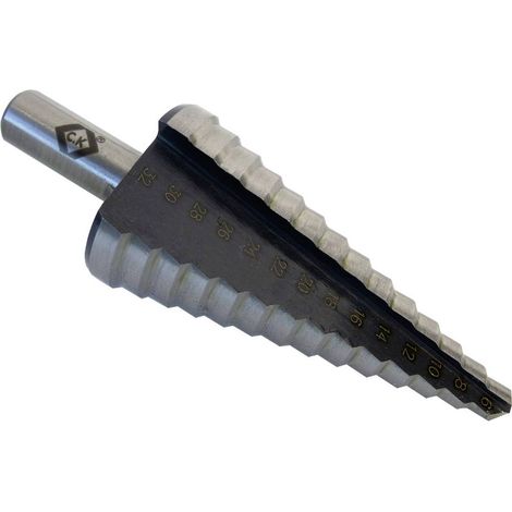 C.K T3011 HSS Punta a gradini Lunghezza totale 91 mm Alberino a 3 facce 1 pz.