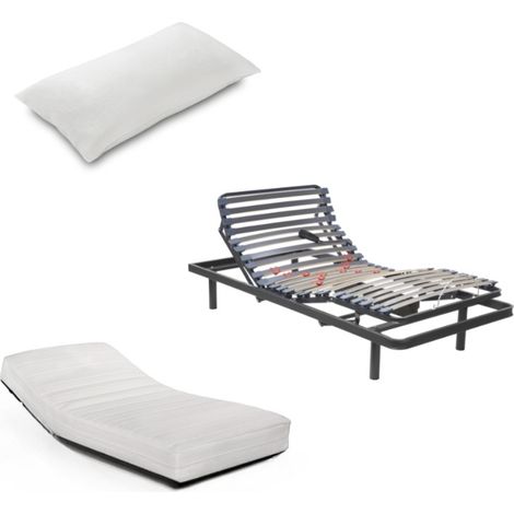 Pack Somier articulado Motor + Colchón ViscoArFlex Entrega gratis 200cm (1/3)