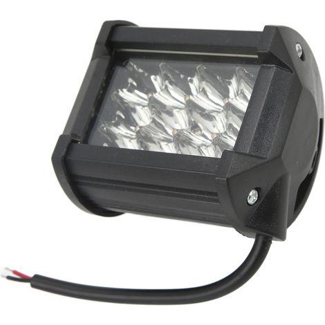 4-Zoll-Quadratscheinwerfer mit 12 LEDs, 36 W, für Arbeiten, 6000 K, universell für Pkw und Geländewagen (1/5)