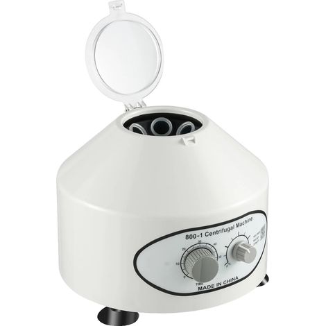 Zentrifugenmaschine, leistungsstarker 25W Motor, maximale Zentrifugalkraft von 1790xg, WEISS (1/2)