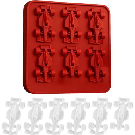 à Glace en Silicone Bac Glaçons Cubes 6 Cavités (1/5)