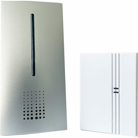 Heidemann 70836 HX Connect campanello senza fili argento bianco (1/4)