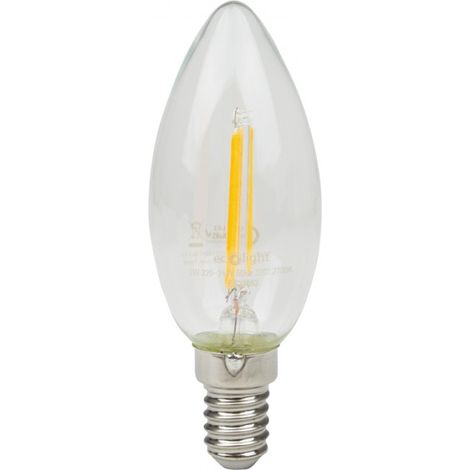Ampoule LED à filament, culot E14, 6 W, 2700 K (1/5)