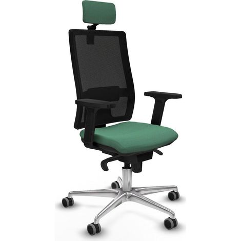 Piqueras y Crespo Horna Chaise de bureau vert émeraude (1/3)