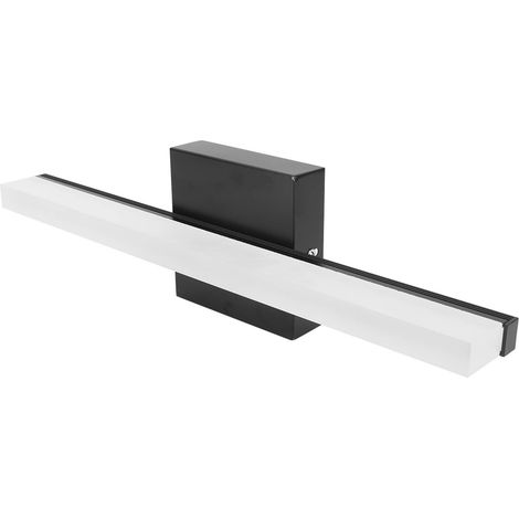 Applique murale LED 15,7 pouces, lumière blanche 6000K, à fixer au-dessus du miroir. Style moderne, idéale pour salle de bain ou chambre (85-265 V). (1/5)