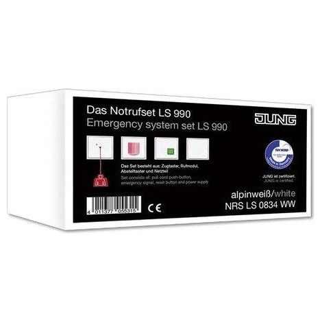 Jung NRSLS0834WW Interruttore a pulsante bianco elegante