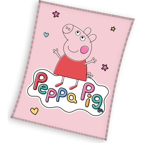 Manta polar de Peppa Pig (110 x 140 cm)