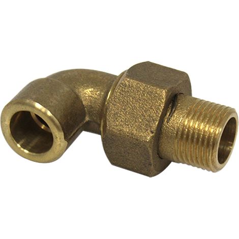 Coude union 3 pièces 98 GCU mâle 3/8" (12/17) - Tube Cuivre Ø14 - Arcanaute (1/4)