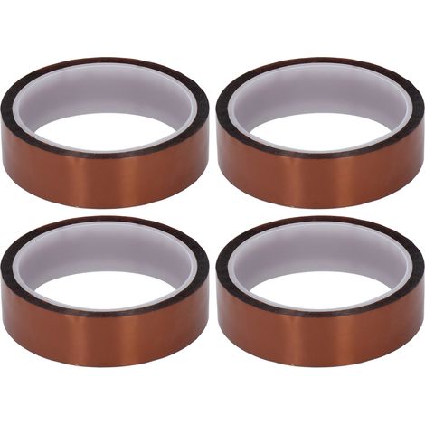 Ruban adhésif polyimide haute température 25mm - 4 pièces résistant à l'électricité statique (1/5)