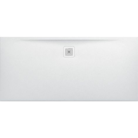 Receveur de douche LAUFEN PRO, rectangulaire, écoulement latéral long, 1600 x 750 x 32 mm, LAUFEN blanc mat