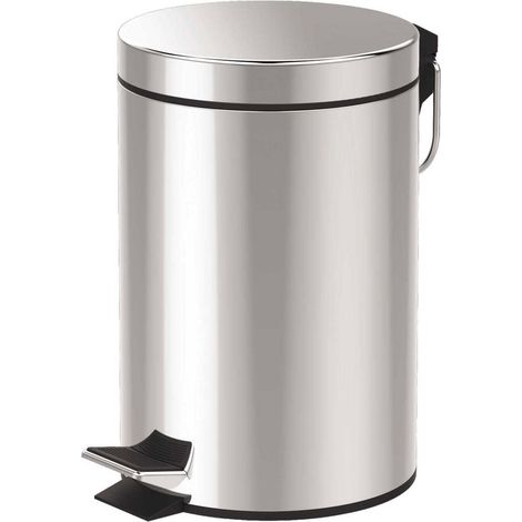 PATTUMIERA BAGNO 12LT CROMO
