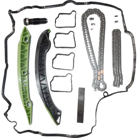 Kit de cadena de distribución, cadena de distribución diseñada, compatible con Mercedes-Benz Clase C, tipo de motor M271 1.8L, número de pieza OEM 000 993 10 78, número de pieza del fabricante 271 052 (1/4)