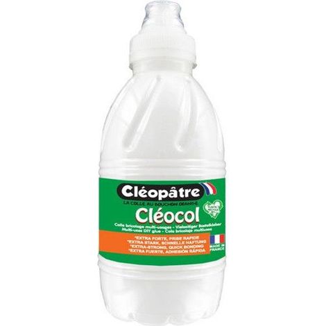 Colle - Cléop tre - Cléocol - Flacon 500 g - Extra-forte - Prise rapide