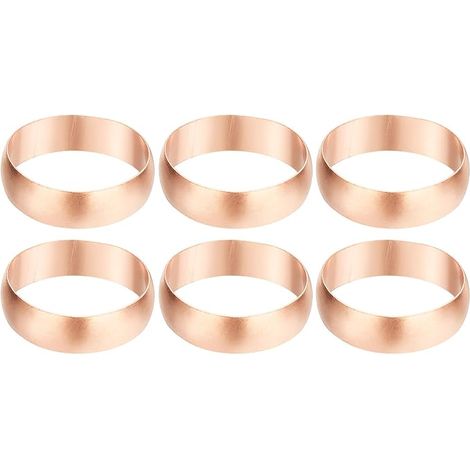 22 mm Tube Compression Sleeve End Caps OD, 6 Pieces Assortment Kit for Air Water Gas Compression Fittings Copper Ferrule Fittings (1/5)