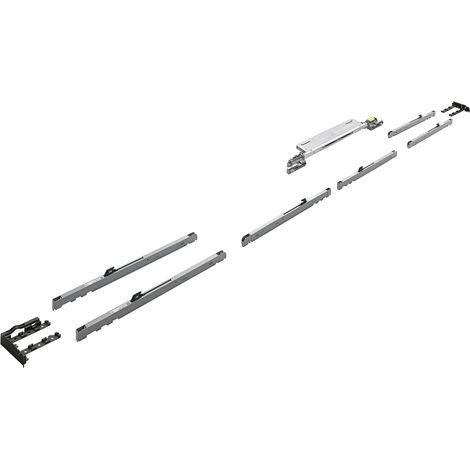 Hettich Schiebetür Dämpfer TopLine XL Silent System Dämpfungs-Set, 3-türig 30-80kg, schwarz (1/2)