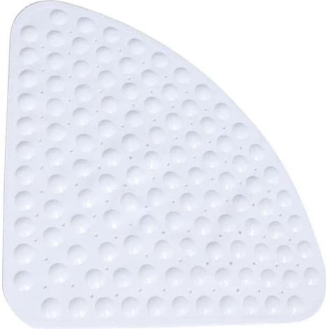 Tapis de douche antidérapant, tapis de bain antibactériens quart de cercle