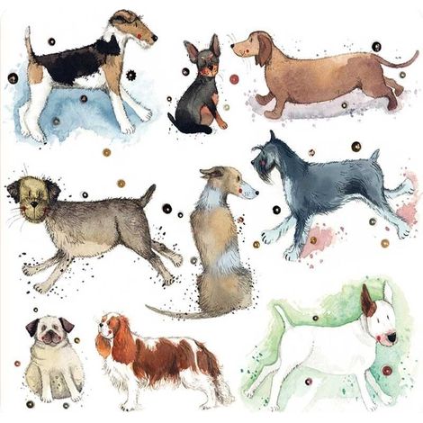 Sous-verre C175 Chiens