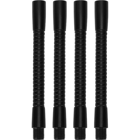 4 Tuyaux de lampe à col de cygne en aluminium, diamètre 10 mm, flexible, accessoires d'éclairage pour lampe de bureau ou table, 12 cm (1/5)