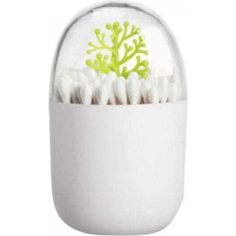 Boîte de rangement créative et polyvalente en forme de plante, boîte de rangement pour cotons-tiges cosmétiques (1/5)