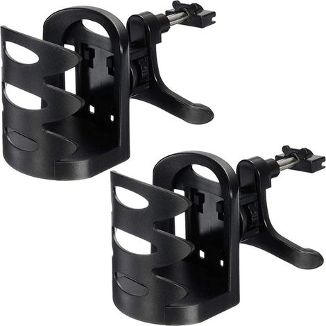 Support De Gobelet Pour Voiture - Fixation Sur Sortie D Air Climatisation - Réglable En Hauteur Et Profondeur - Pour Tasses Jusqu À 8,5 Cm De Diamètre - Lot De 2