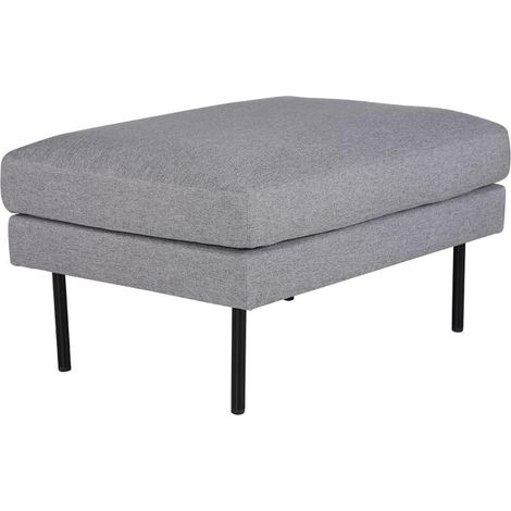 Pouf Design en Tissu "Zoom" 85cm Gris (1/5)