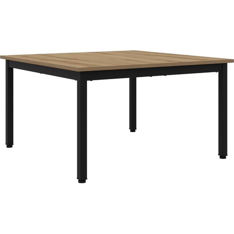 Maison Exclusive - Couchtisch Kunsthandwerk Eiche 80 x 80 x 45 cm