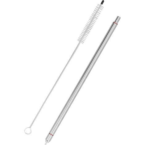 Ensemble de remplissage de bouteilles pour brassage maison - Remplisseur à ressort en acier inoxydable avec brosse de nettoyage (1/5)