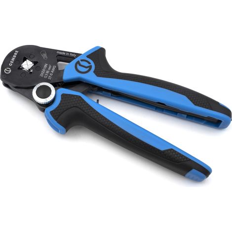 Pinza per tubetti terminali, sezione da 0.1 a 16 mm² (27 - 5 AWG)