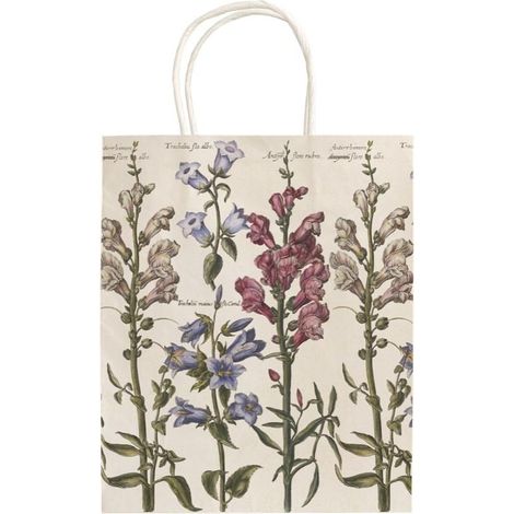Sac décoratif A5 STBAG154 Fleurs bleues
