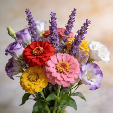 Semences Décoratives – Lisianthus Double Zinnia Lavande – 3000 pcs (1/5)