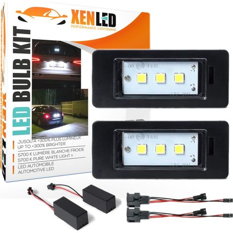 Pack modules LED plaque arrière compatible avec VAG Audi A4 B8, A5 & Q5 - 3 LED SMD (1/5)