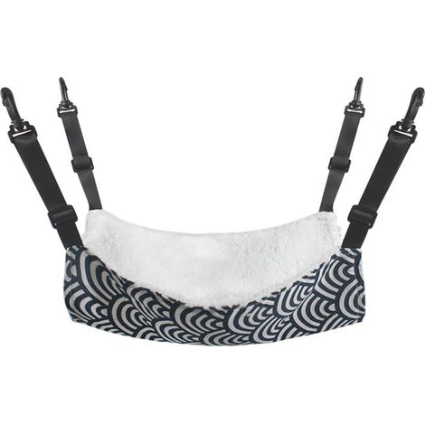 1 Hamac Pour Chat, Toile Respirante, Cordes Réglables, Pour Cage Ou Chaise, Animaux Jusqu'à 9 Kg (1/5)