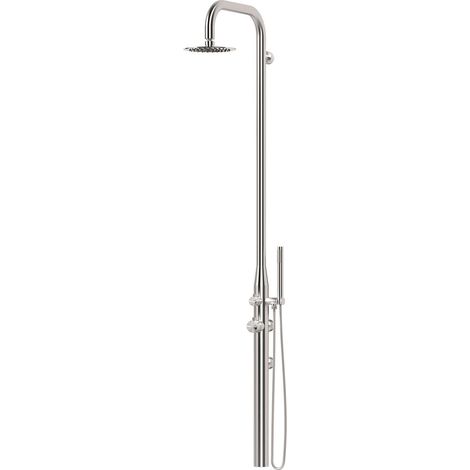 Sined Pula Pomme De Douche Murale Et Interieure En Acier Inoxydable 316l Et Douchette a Main Mobile Inox Pour Une Utilisation Intensive a Linterieur Ou a Lexterieur