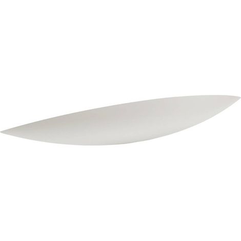 Lindby – Applique murale à intensité variable en plâtre 100 cm – 4 ampoules E14 – Peinture personnalisable – Pour salon et salle à manger
