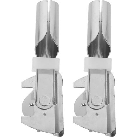 Lot de 2 Pinces de Rechange en Métal pour Manche de Balai Industriel Connecteur Pivotant pour Tête de Balai à Poussière Accessoire Robuste Compatible Nettoyage Professionnel (1/5)