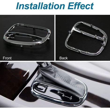 Cover indicator of trim of lever of speed automatic central, replacement of the frame gear of the Console for Mercedes-benz class C W203, 203 267 1988 (1/5)