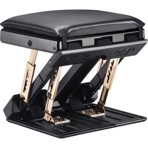 Repose Pied Bureau, Repose-pieds Réglable en Hauteur et Angle Réglable avec Coussin Moelleux, Fonction de Massage, Repose-pieds Antidérapant pour Bureau, Maison, Voyage, Charge de 120 LBS (1/5)