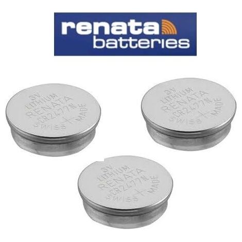 Renata 3 pz Batteria non ricaricabile al litio a bottone CR2477N
