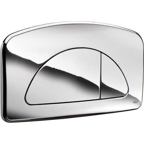 Placca dual cassetta incasso diamante cromata 627004 Oli (1/2)