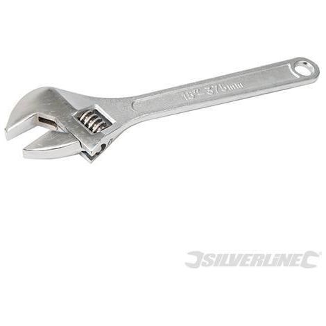 Chiavi regolabili a rullino in acciaio ingegneria meccanica Offerta Silverline-250 mm - apertura 27 mm
